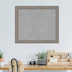 Amanti Art Grey Framed Magnetic Board 23x27 Medium Vision Board - Image 5