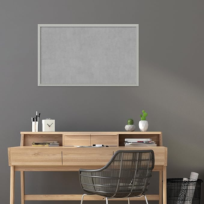 Amanti Art Silver Framed Magnetic Board 26x42 Large Vision Board - Image 5