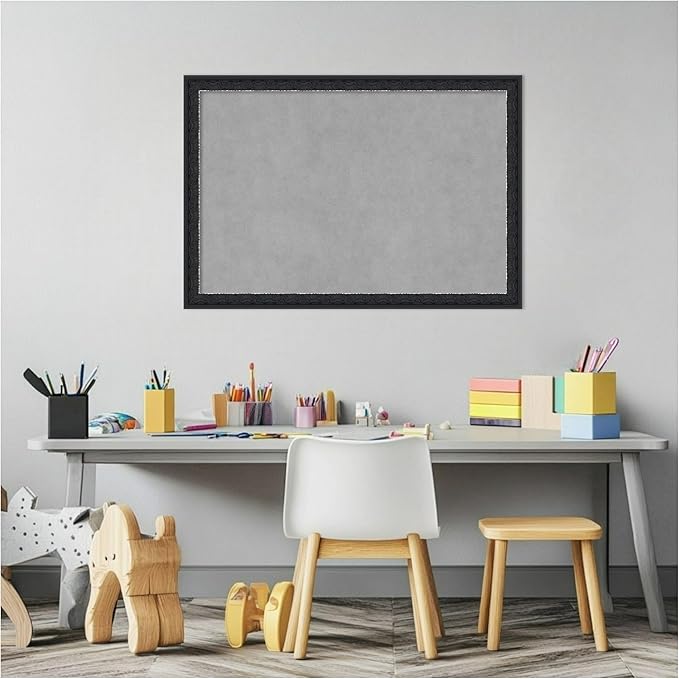 Amanti Art Black Framed Magnetic Board 18x26 Medium Vision Board - Image 5