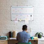 MAKELLO Large Magnetic Dry Erase Calendar Whiteboard Quarterly 36" x 24" - Image 7