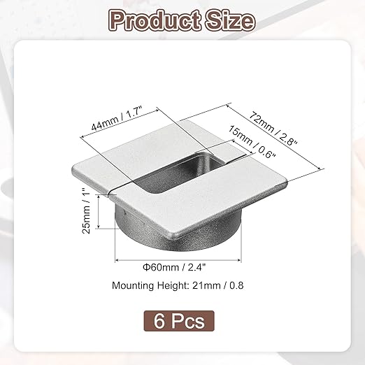PATIKIL 2.8inch Desk Grommet - Image 2