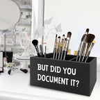 XPH Funny But Did You Document It Black Pen Pencil Holder Organizer - Image 4