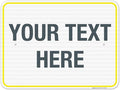 Personalized Custom Customize for Office, Delivery Yellow Sign, 18x24 Inches by SigoSigns