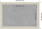 Amanti Art Silver Framed Magnetic Board 14x20 Small Vision Board - Image 2