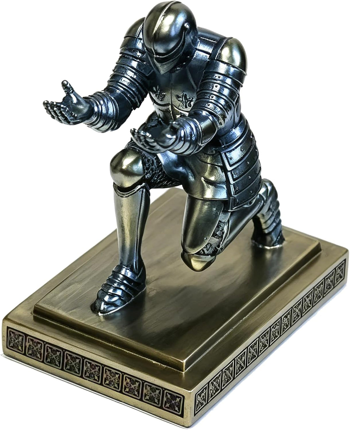 Soldier Executive Knight Pen Holder Personalized Desk Organizers Blue