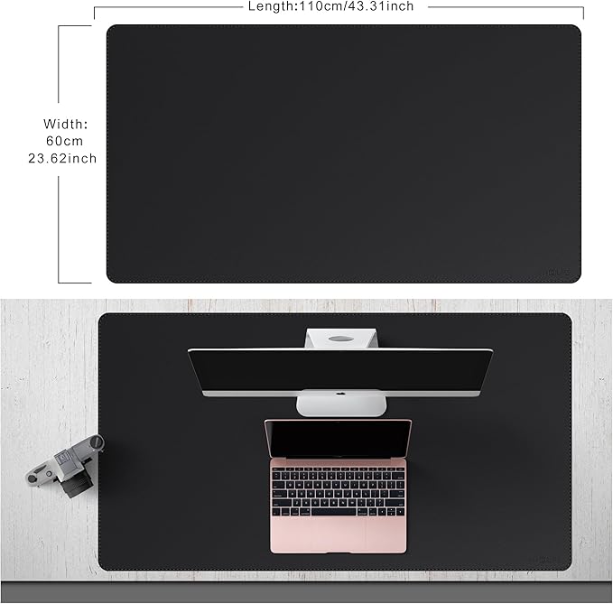 Mydours 43" x 24" Extra Large Desk Pad XXL, Desk Protector Mat - Image 2