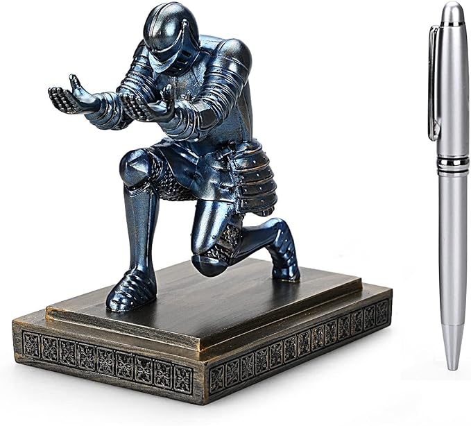 HDMbigmi Knight Pen Holder Pen Stand Desk Organizers and Accessories Resin - Image 3