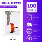 Dull 80lb Text Digital Low Gloss Paper, Double Sided C2S, Design Proposals - Image 2