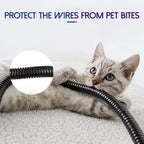 Split Wire Loom Tubing, 25ft Cord Protectors from Pets No Chew, Flexible Wire - Image 7