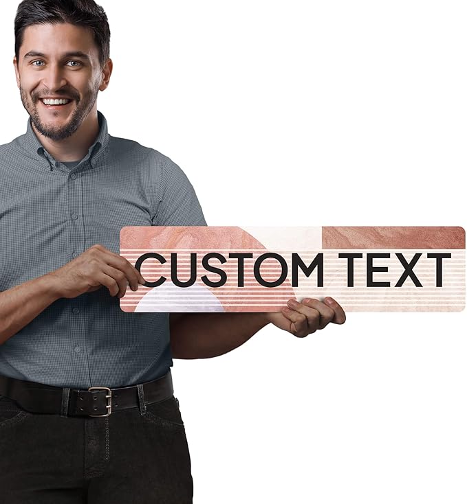 Custom Sign, Custom Street Sign, 11 Font Colors, 13 Font Styles, 4 Hole Options - Image 2