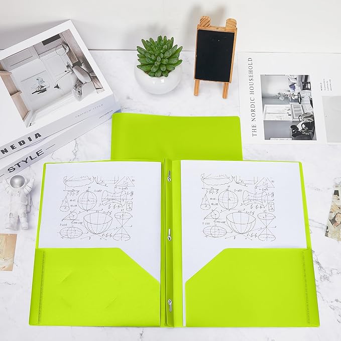 Lincia 100 Pcs Plastic Folders - Image 4