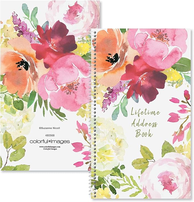 Current When Flowers Speak Address Book-94 Pages; Small 5" x 8-1/2" Size - Image 4