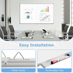 DOLLAR BOSS Large White Board 60 x 36 Inch Foldable Magnetic Whiteboard - Image 5