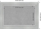 Amanti Art Silver Framed Magnetic Board 27x39 Large Vision Board - Image 3