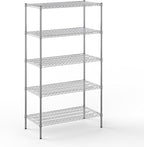 Regal Altair 21" Deep x 42" Wide x 74" Height Wire Shelving Kit | 5-Tier | NSF by Regal+Altair
