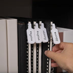 Trilancer Reusable Cable Cord Wire Labels, Hook&Loop Closure, - Image 7