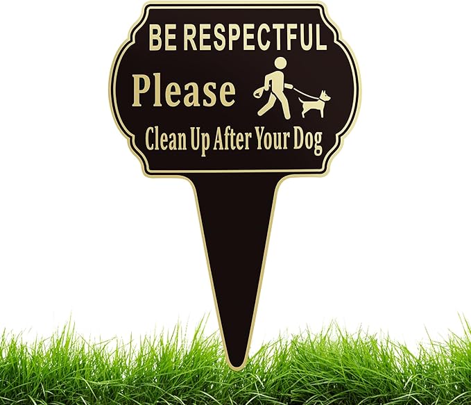 13.6"x9.6" Clean Up after Your Dog Signs Pick Up After Your dog sign by Unknown