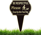 13.6"x9.6" Clean Up after Your Dog Signs Pick Up After Your dog sign by Unknown