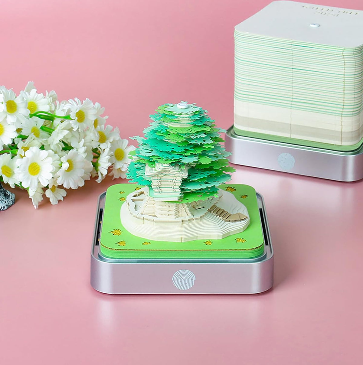 3D Memo Pad Time Piece Calendar 2027,3D Calendar Memo Pad DIY Notes Notepad P...