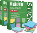 MyLifeUNIT Sticky Notes 3x3, Bulk Pack 108 Note Pads 10800 Sheets by MyLifeUNIT