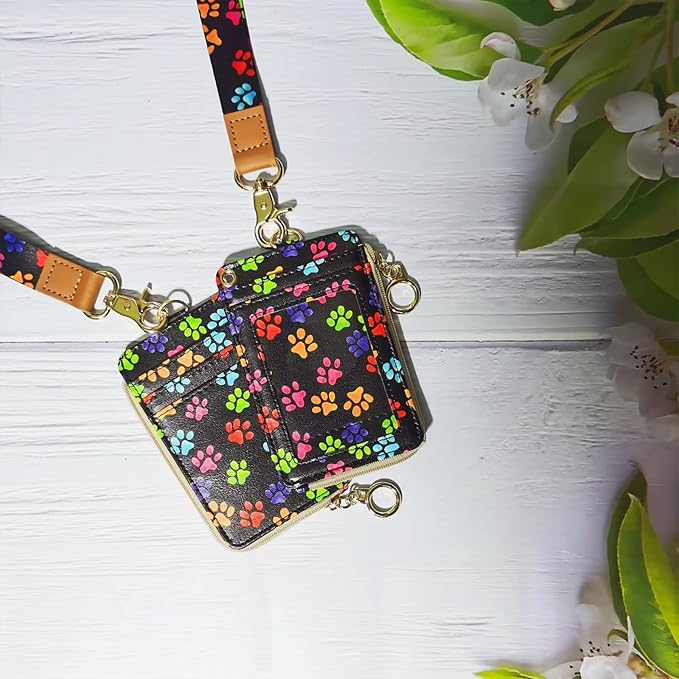 Bolimoss Cute Dog Paw Print ID Card Holder - Image 4