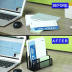 Anumit Desk Mail Organizer, File Holder Letter Sorter - Image 6