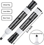 WOSWEL Dry Erase Markers Bulk, Chisel Tip Whiteboard Markers, Low Odor Thick - Image 2