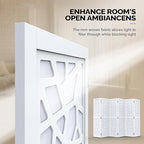 VINGLI 70'' H Room Divider, Non-Woven Fabric Privacy Screen, Indoor Partition - Image 4