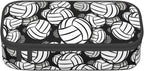 HKHEHOP Volleyball Ball Pattern Pencil Case Big Capacity Storage Pencil Pouch - Image 2