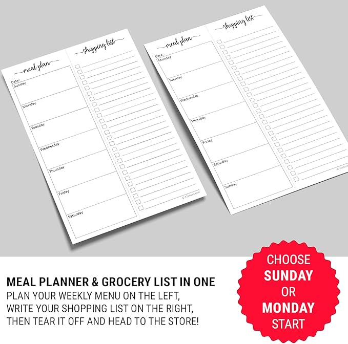 321Done Meal Planning Notepad - Image 4