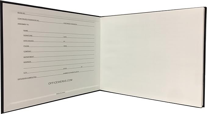 Officewerks Visitors Register & Guest Book, 120 Pages, 8 7/8" X 7", Durable - Image 7