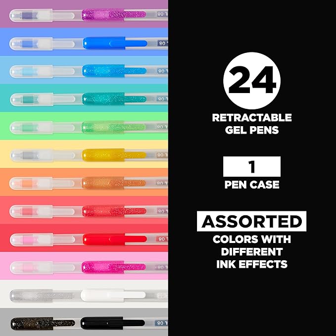 SAKURA Gelly Roll Retractable Gel Pens Colored - Image 2