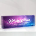 Personalized Name Plate for Desks, Custom Desk Name Plates, Acrylic Name Plate by EOBIBIFUN