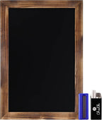 HBCY Creations 20" X 30" Torched Brown Solid Wood Frame Wall Chalkboard - Image 9