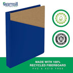 Samsill 1 Inch 3 Ring Binders, Made in USA, Economy Round Ring, 200 Sheet - Image 4