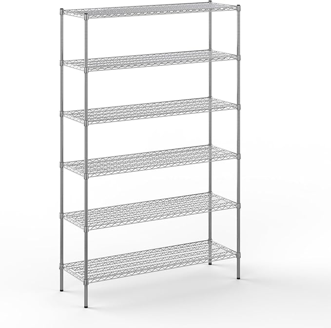 Regal Altair 18" Deep x 54" Wide x 86" Height Wire Shelving Kit | 6-Tier | NSF by Regal+Altair