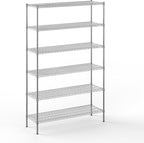Regal Altair 18" Deep x 54" Wide x 86" Height Wire Shelving Kit | 6-Tier | NSF by Regal+Altair