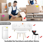STARLIBOO Removable Colored Labels Stickers, 3X5 Inch Removable Large Label - Image 5
