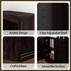 Bevfint 70 Inch Tall Bookcase - Image 8