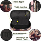 Pardick Pencil Case，Horse Lavender Big Capacity Pencil Pouch Coin Pouch - Image 5