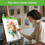 DINGIXOC Mini Easel Pads 13 x 17 Inch, 4 Pack Non-Stick Flip Chart Paper - Image 5