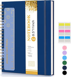 Spiral Notebook Journal 8.5” x 11”, A4 Large Notebooks by UEBZFOCS