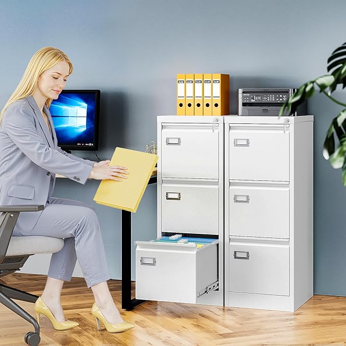 AFAIF 3 Drawer File Cabinet - Image 2