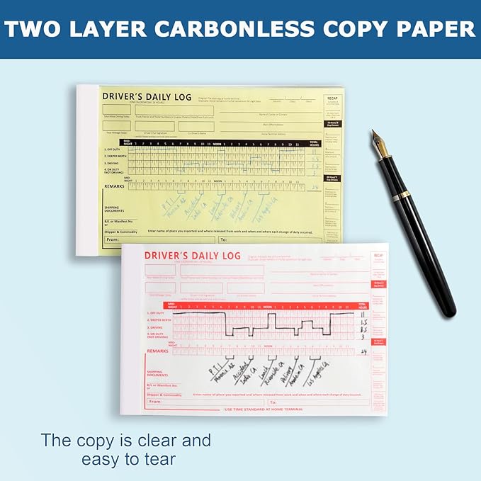LINAUSTFB Daily Log Books for Truck Drivers - Image 2