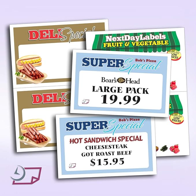 NextDayLabels - Letter Size White Perforated Blank Post Card Cardstock - Image 4