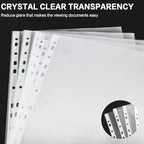 Sheet Protectors, PANDRI 500 Pack Clear Heavy Duty Plastic Page Protectors - Image 5