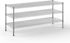 Regal Altair 21" Deep x 60" Wide x 27" Height Wire Shelving Kit | 3-Tier | NSF
