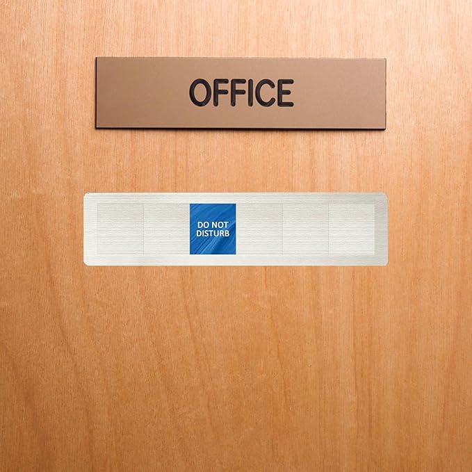 Privacy Door Sign, Do Not Disturb/Please Knock/Out of Office/in a Meeting/Back - Image 7