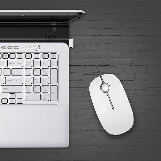 VssoPlor Wireless Mouse, 2.4G Slim Portable Computer Laptop Mouse - Image 6