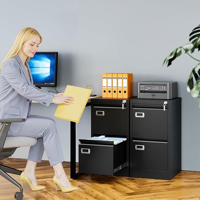 AFAIF 2 Drawer File Cabinet - Image 2